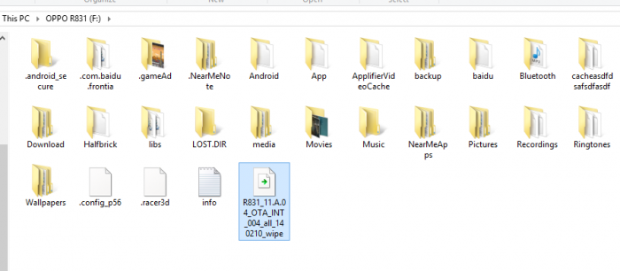 Chép file ROM vào thẻ nhớ ngoài Chép file ROM vào thẻ nhớ ngoài