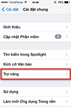 Hướng dẫn cách bật nút home ảo trên iPhone 7