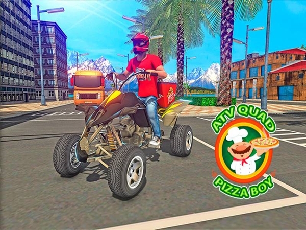 ATV Pizza Delivery Boy ATV Pizza Delivery Boy