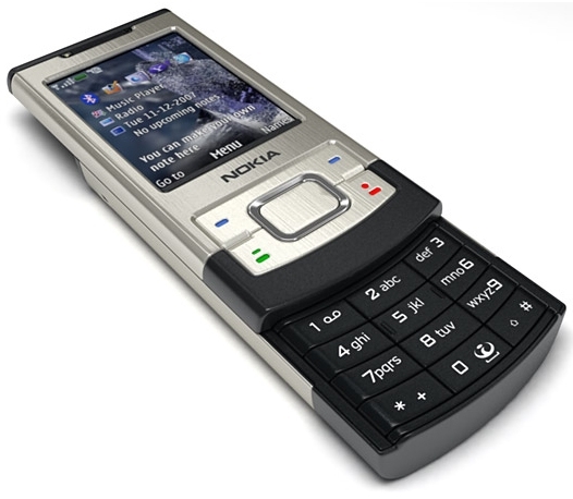 Điện thoại nắp trượt Nokia 6500 Slide