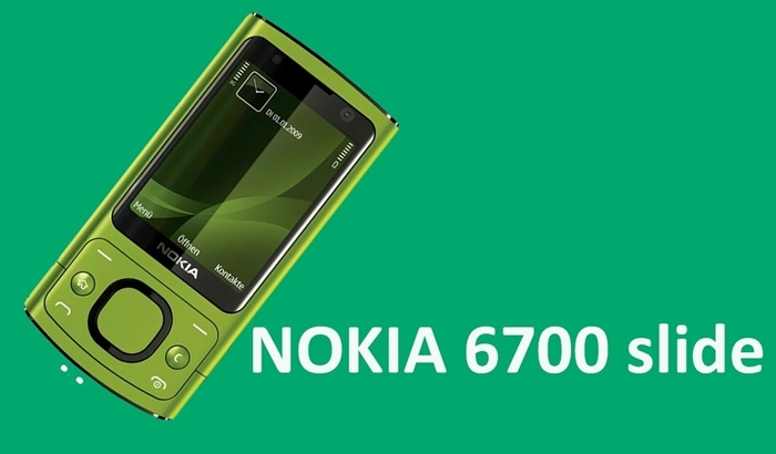 Điện thoại nắp trượt Nokia 6700 Slide