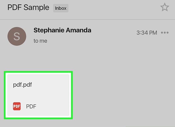 Mở file PDF bằng GMAIL