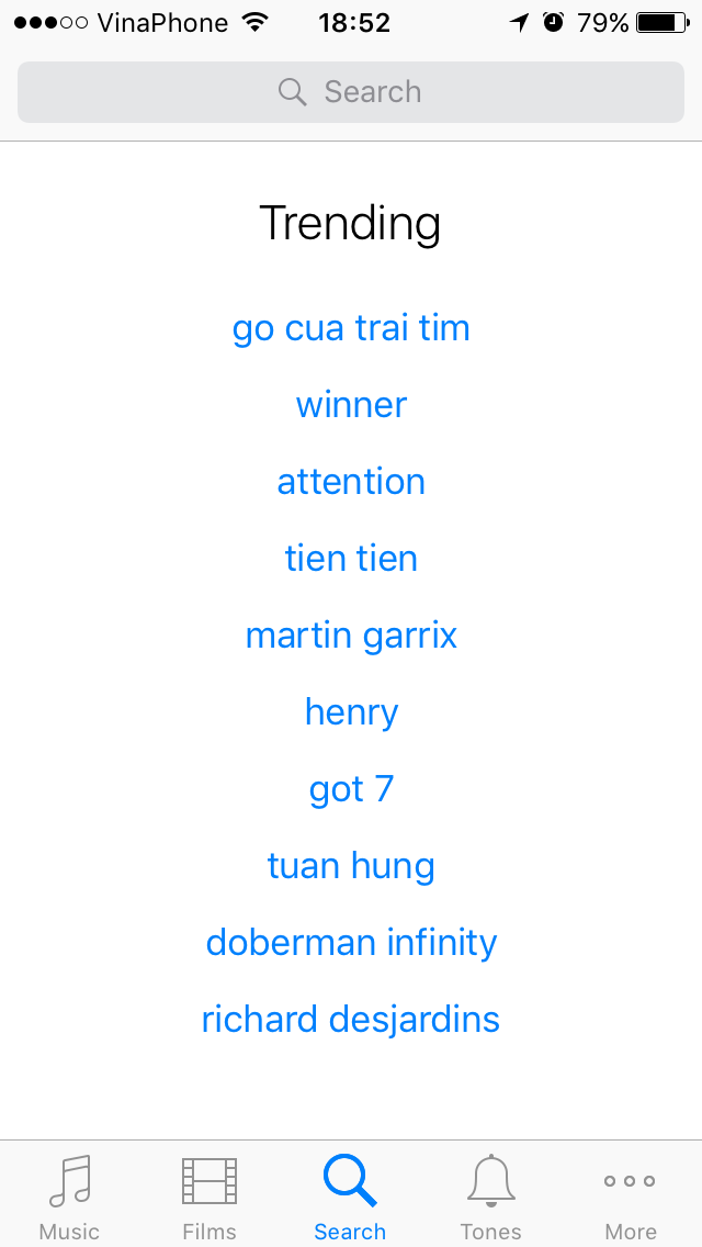 Giao diện App Store