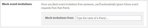 Block Event Invites