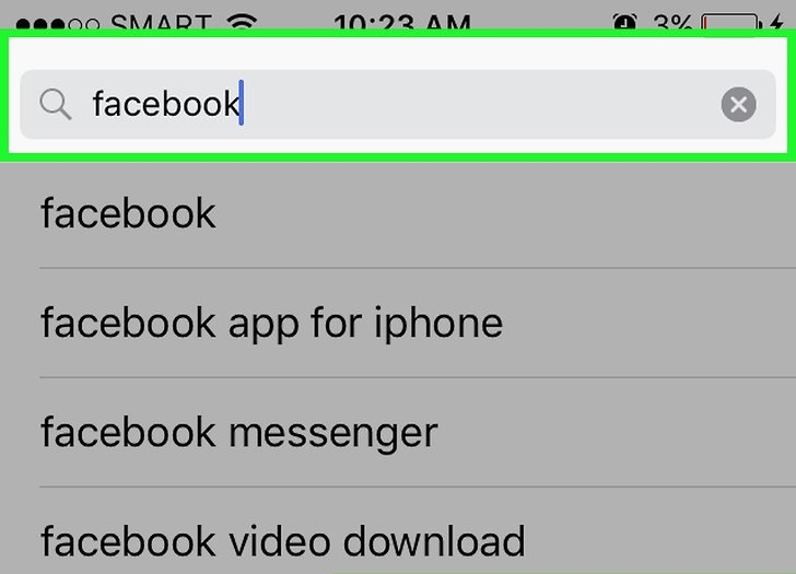 Tìm kiếm Facebook