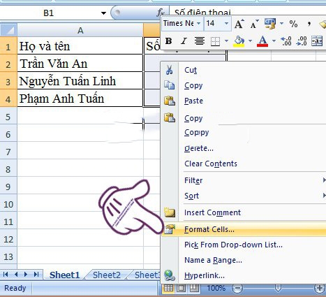 Format Cells Format Cells