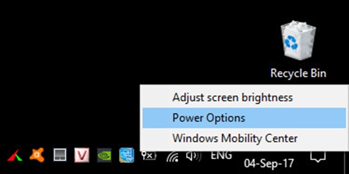 Power Options