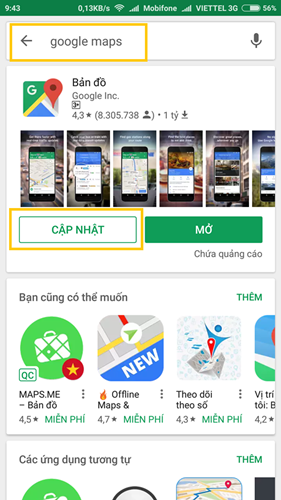 Cập nhật Google Maps mới nhất Cập nhật Google Maps mới nhất