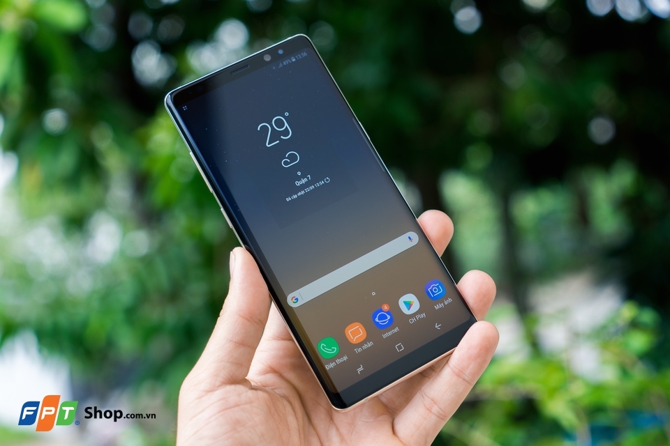Khui hộp galaxy note8 chính hãng tại Việt Nam
