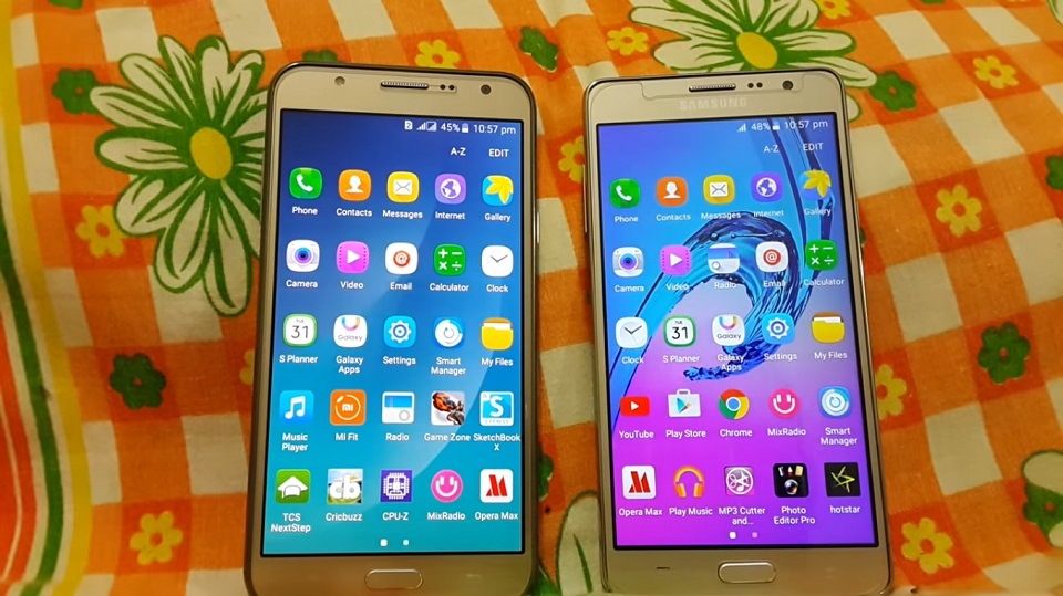 Galaxy On7 đọ tốc độ với Galaxy J7