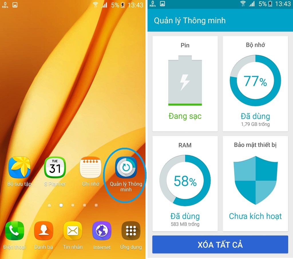 Mẹo hay khi sử dụng Samsung Galaxy On7