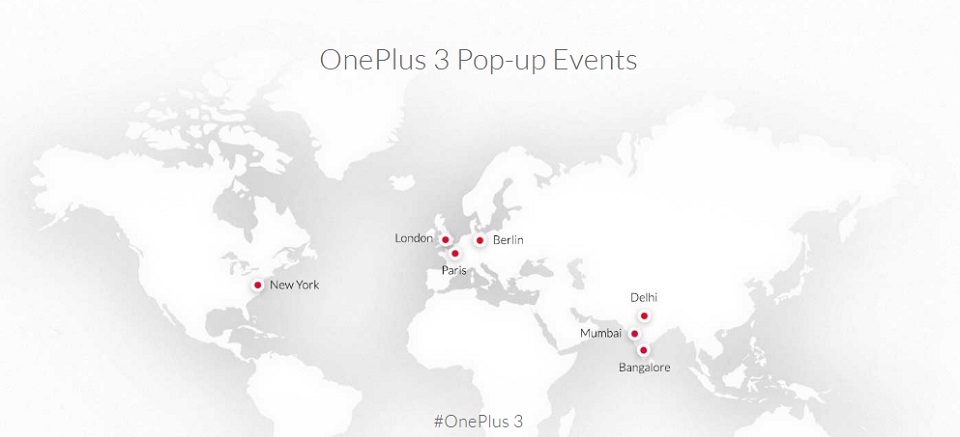 Siêu phẩm OnePlus 3 trình làng tại 7 thành phố lớn