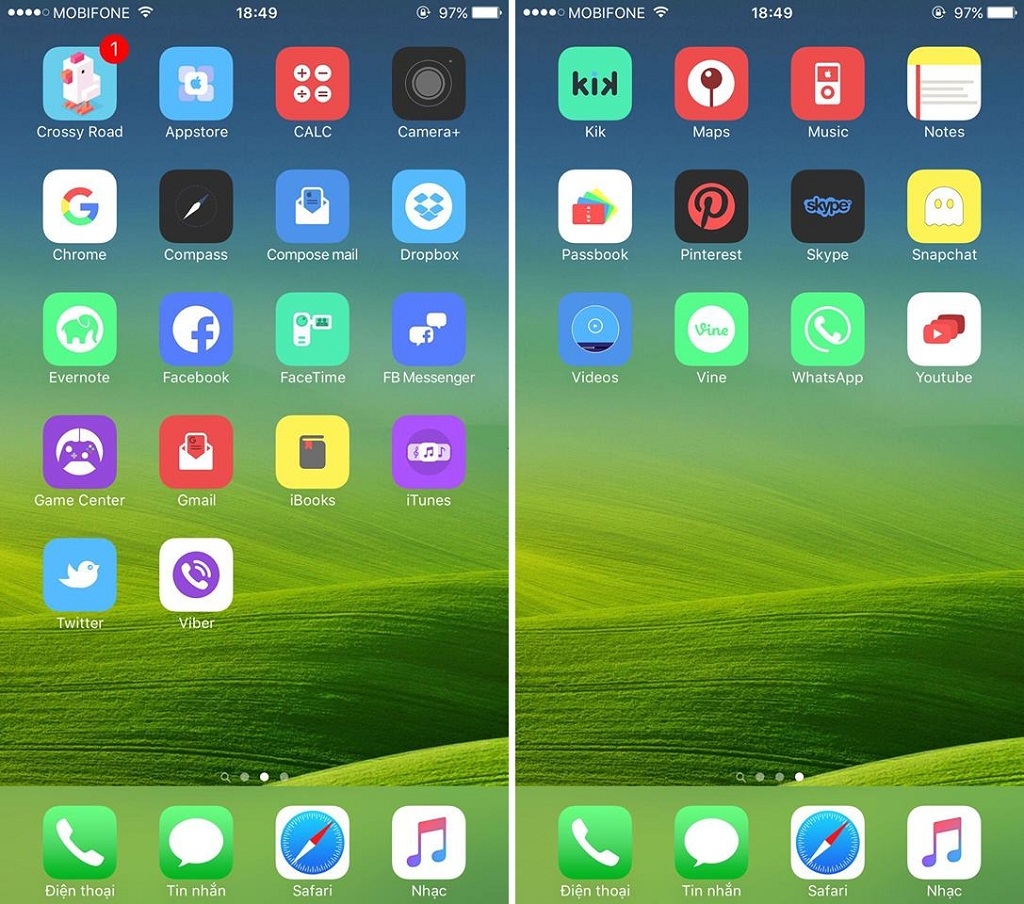 Tự làm mới giao diện iPhone tuyệt đẹp trong vòng 1 phút