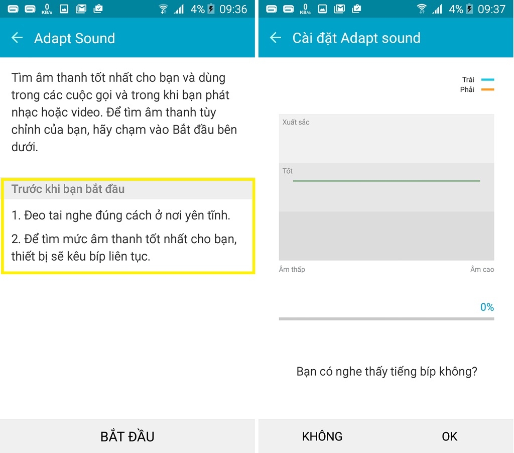 Tùy chỉnh hiệu ứng, chất lượng âm thanh trên Galaxy On7