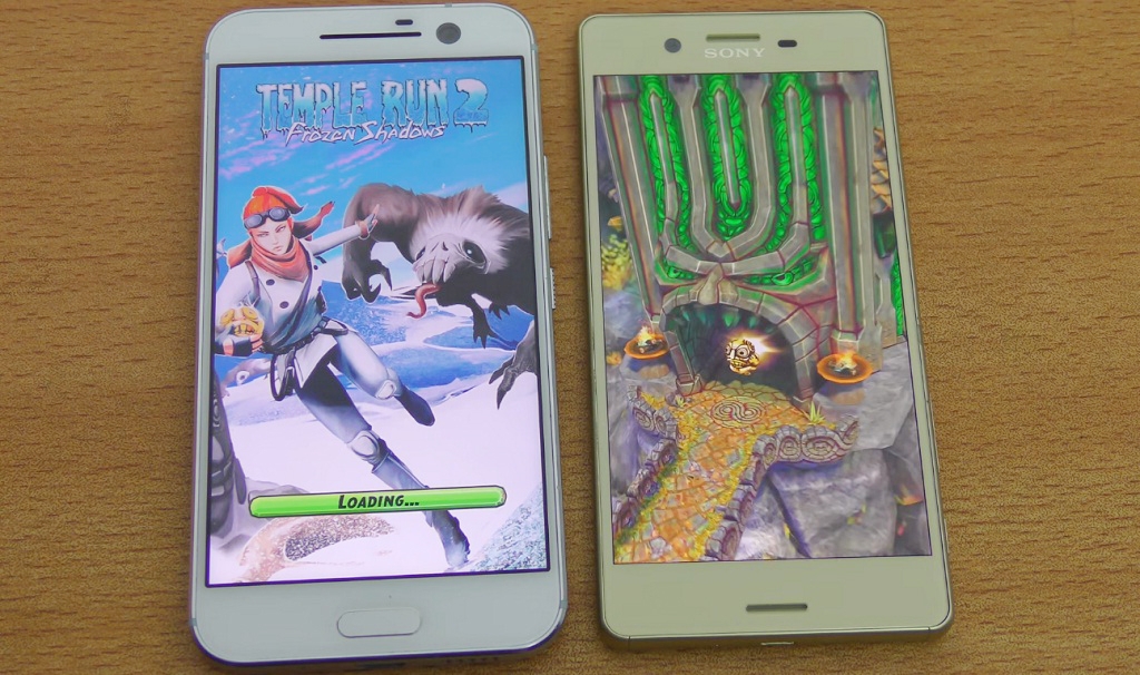 So sánh tốc độ giữa Sony Xperia X và HTC 10