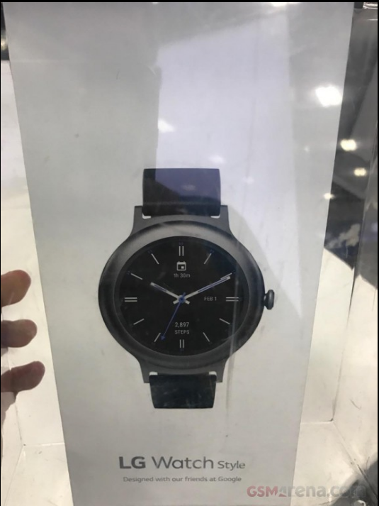 Hình ảnh vỏ hộp sản phẩm Smart Watch mới của LG