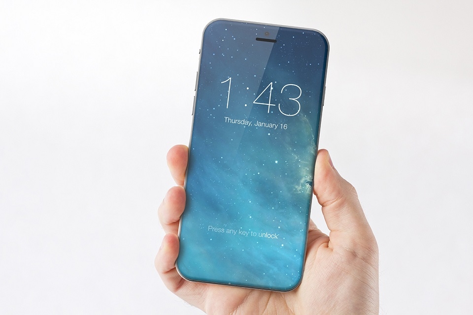 Sau nhiều tin đồn, iPhone 8 sẽ không có một màn hình cong