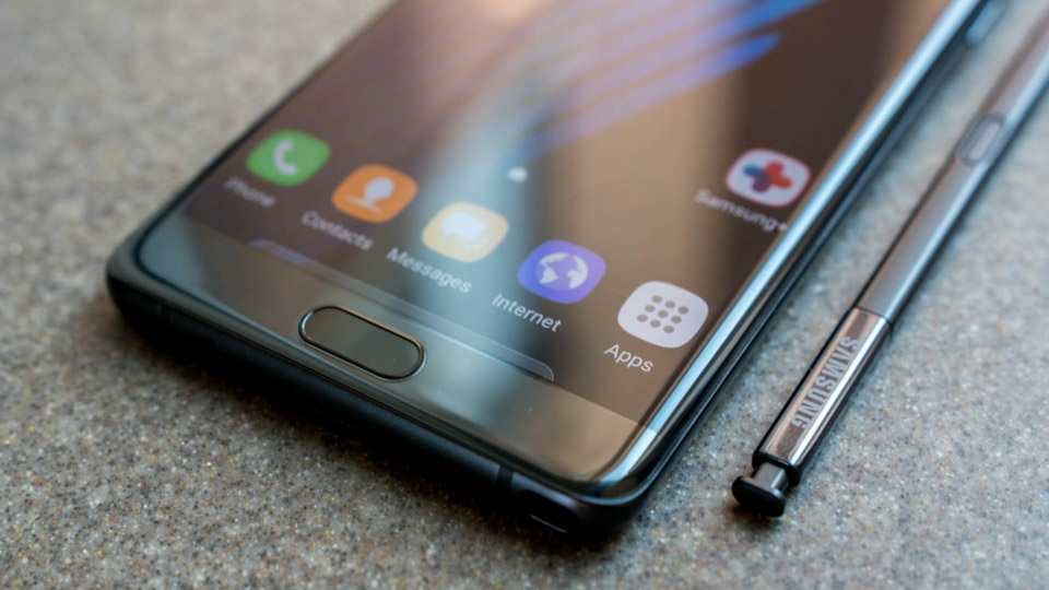 Bảo mật vân tay Galaxy Note 8