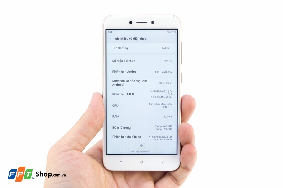 Trên tay smartphone Xiaomi Redmi 4X (ảnh 6)