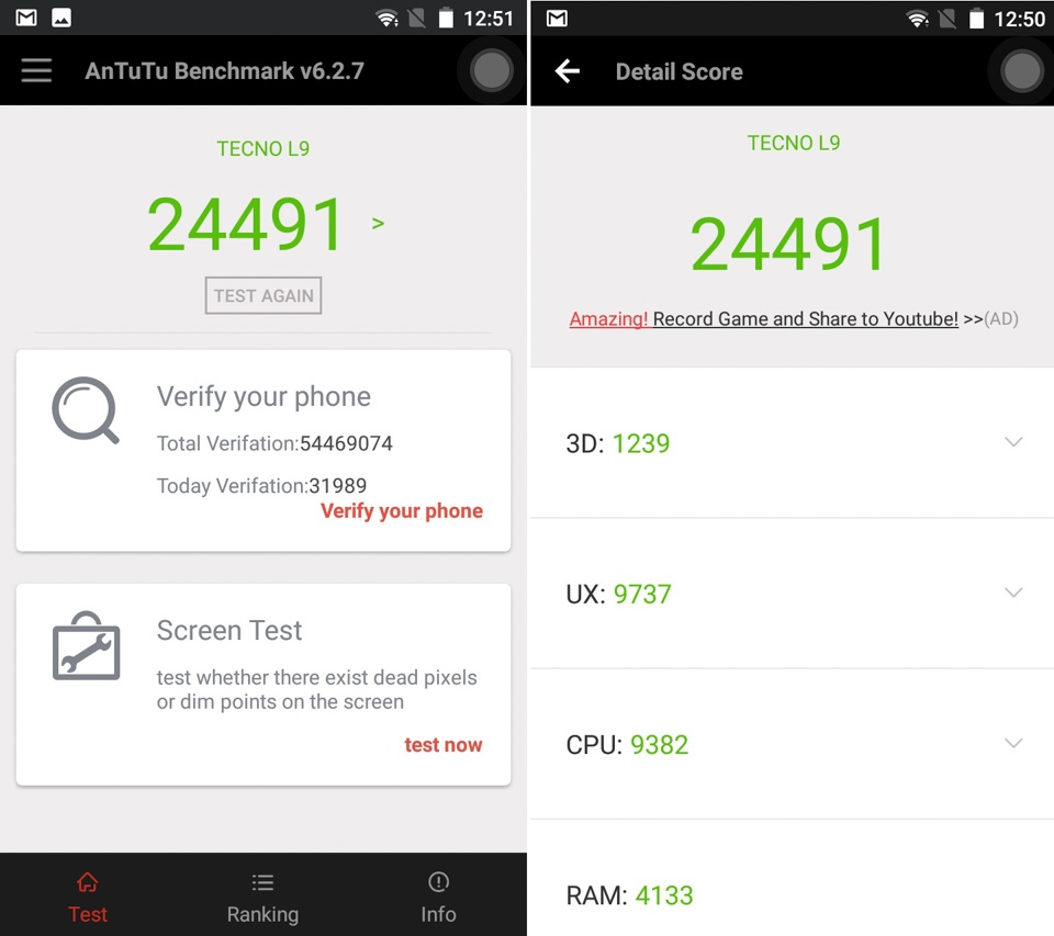Đánh giá hiệu năng smartphone Tecno L9 (ảnh 3)