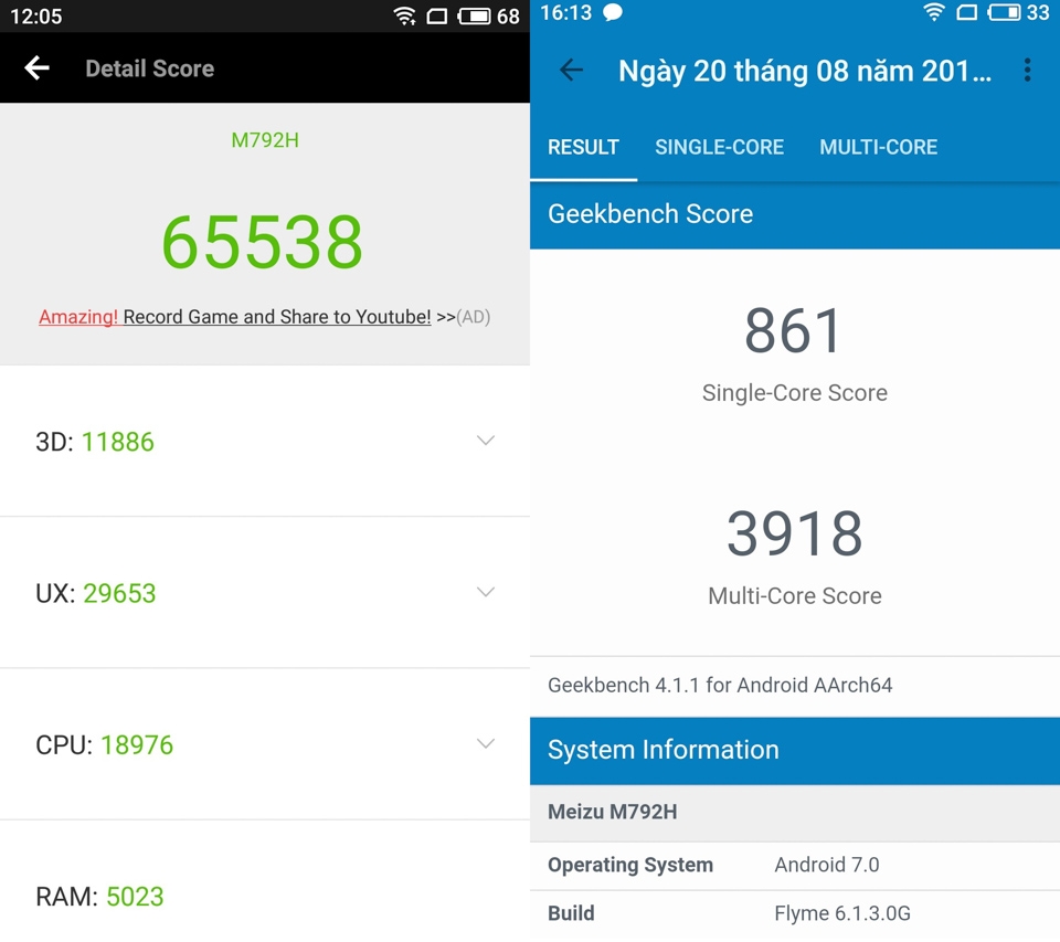 Đánh giá MEIZU Pro 7 (ảnh 18)