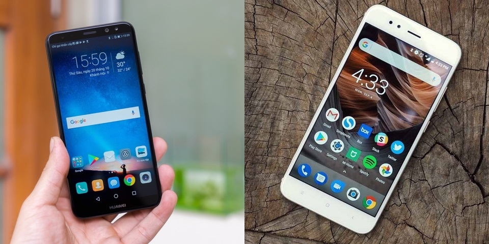 So sánh Huawei Nova 2i và Xiaomi Mi A1 (ảnh 1)