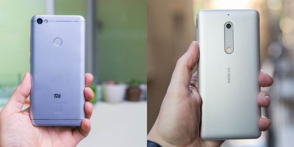 So sánh Xiaomi Redmi Note 5A Prime và Nokia 5 (ảnh 1)