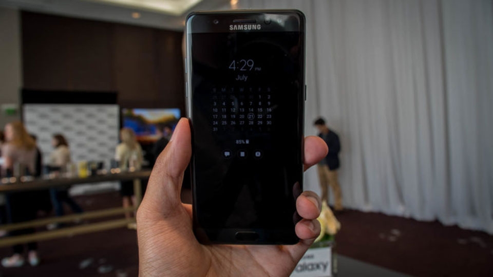 Hình ảnh 4 màu thực tế của Samsung Galaxy Note 7 mới ra mắt