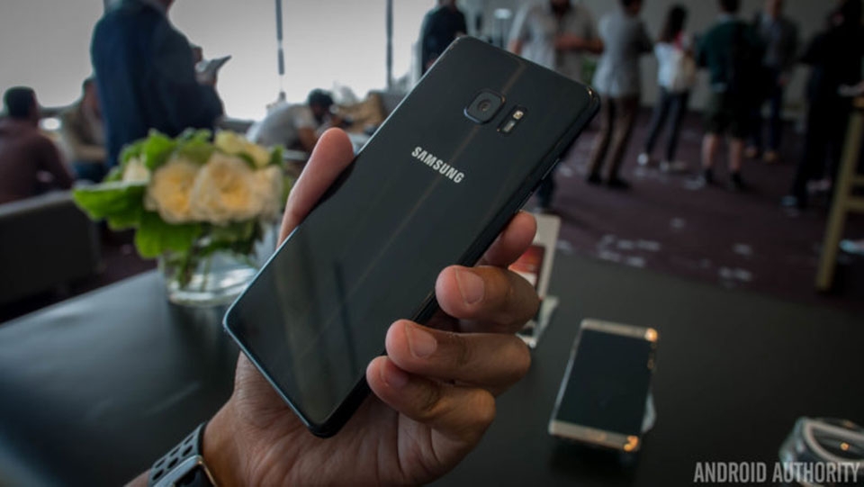 Hình ảnh 4 màu thực tế của Samsung Galaxy Note 7 mới ra mắt