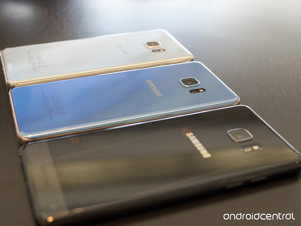 Hình ảnh 4 màu thực tế của Samsung Galaxy Note 7 mới ra mắt