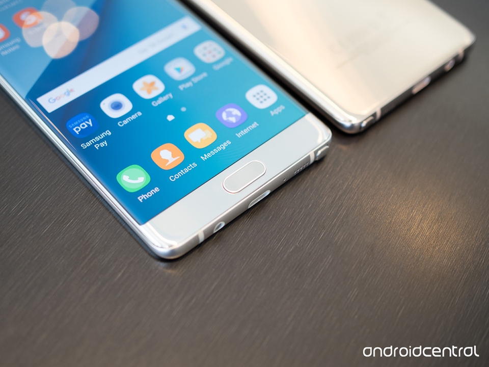 Hình ảnh 4 màu thực tế của Samsung Galaxy Note 7 mới ra mắt