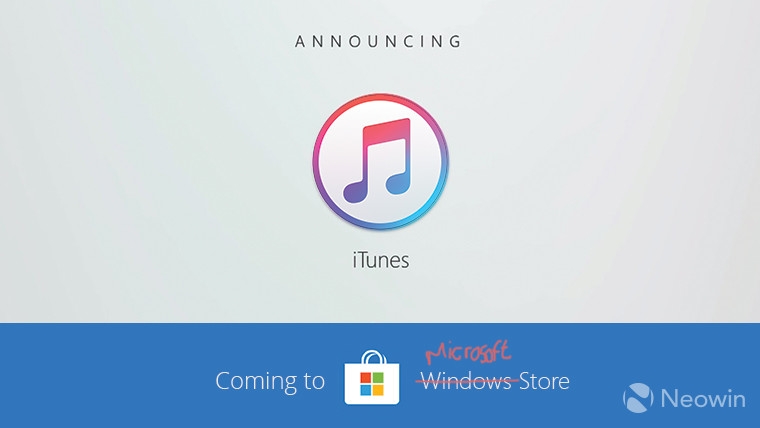 iTunes chuẩn bị cập bến Microsoft Store