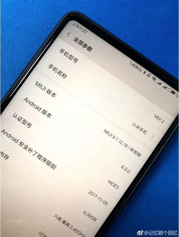 Mi Mix 2 chuẩn bị được cập nhật Android 8.0