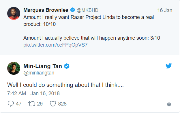 Razer Phone 2 sẽ ra mắt vào tháng 9 cùng với Project Linda 2