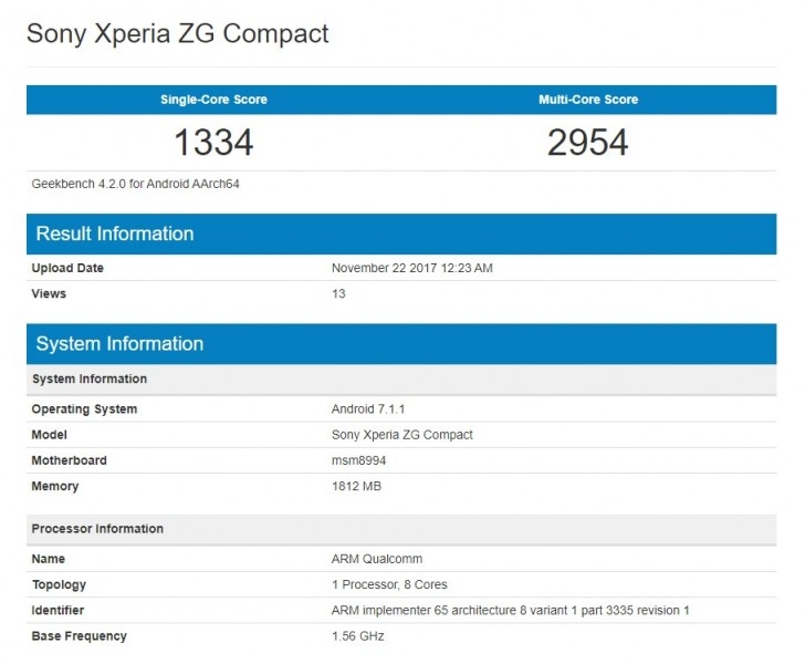 Smartphone bí ẩn Xperia ZG Compact xuất hiện! Smartphone bí ẩn Xperia ZG Compact xuất hiện!