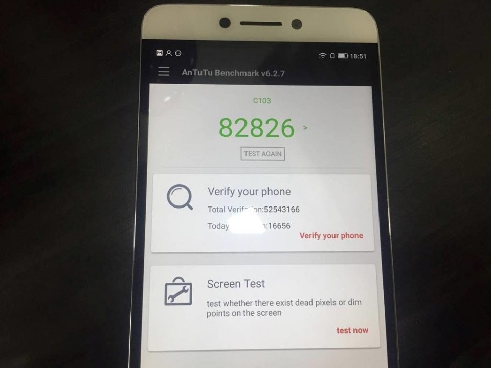 Số điểm Antutu của Cool Dual