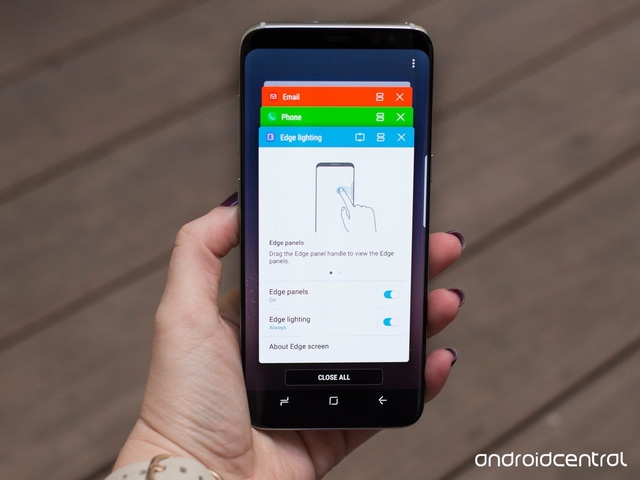 Giao diện mới trên Galaxy S8 Giao diện mới trên Galaxy S8
