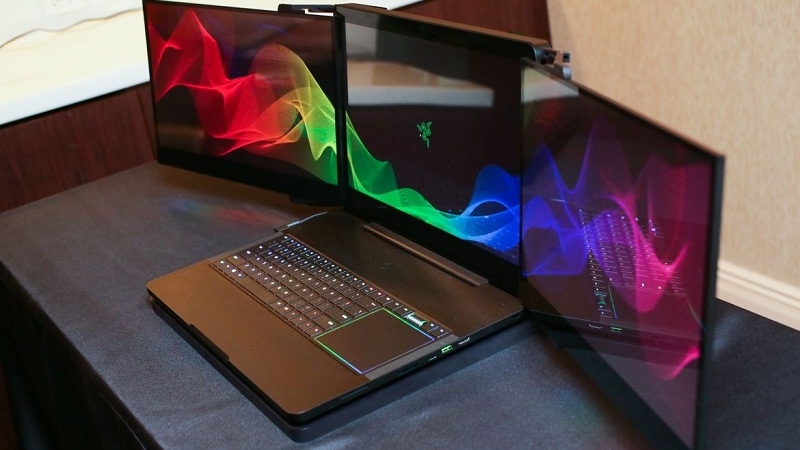Thông tin về chiếc laptop 3 màn hình của Razer Thông tin về chiếc laptop 3 màn hình của Razer