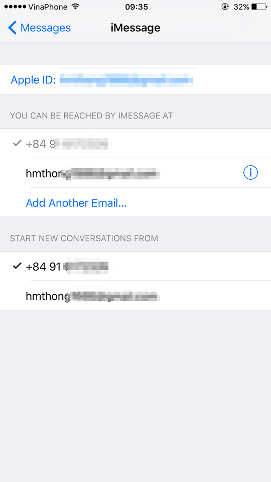 Hướng dẫn đồng bộ iMessage trên iPhone Hướng dẫn đồng bộ iMessage trên iPhone