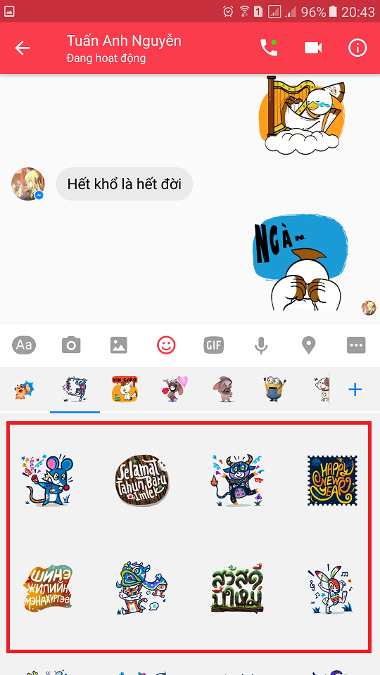 Hướng dẫn tìm và tải về bộ sticker chúc tết độc đáo cho facebook Hướng dẫn tìm và tải về bộ sticker chúc tết độc đáo cho facebook