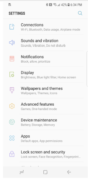 Chỉnh độ phân giải màn hình Galaxy S8 Chỉnh độ phân giải màn hình Galaxy S8