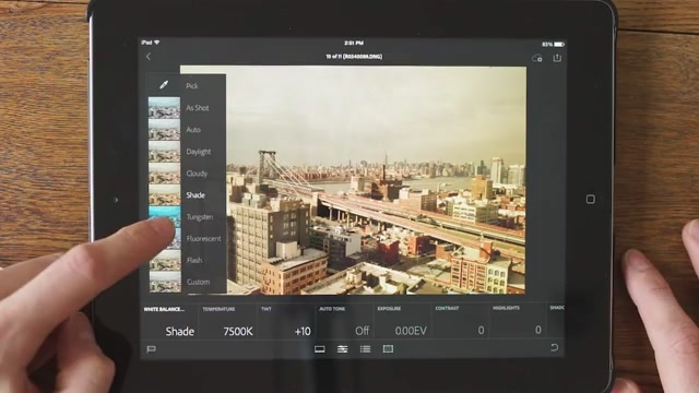 Người dùng có thể dễ dàng chỉnh sửa hình ảnh bằng iPad