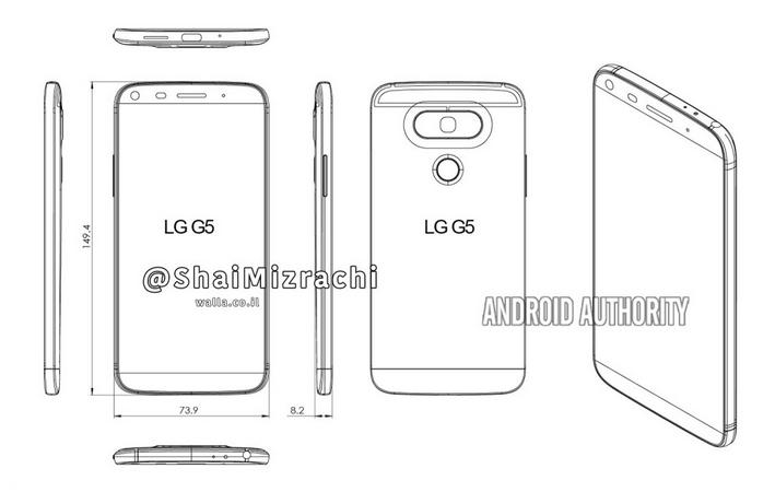 LG G6 sẽ có thiết kế giống LG G5
