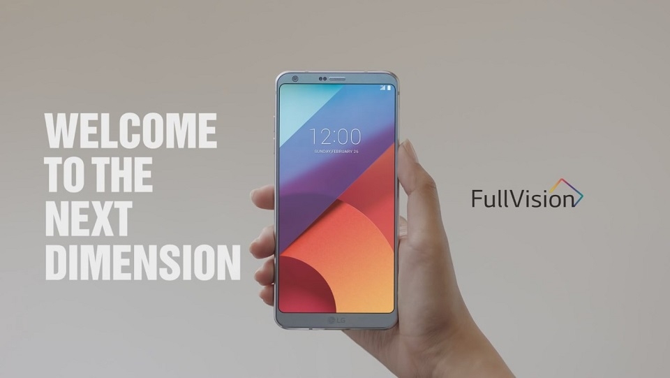 Thông tin về tỷ lệ màn hình 18:9 trên LG G6