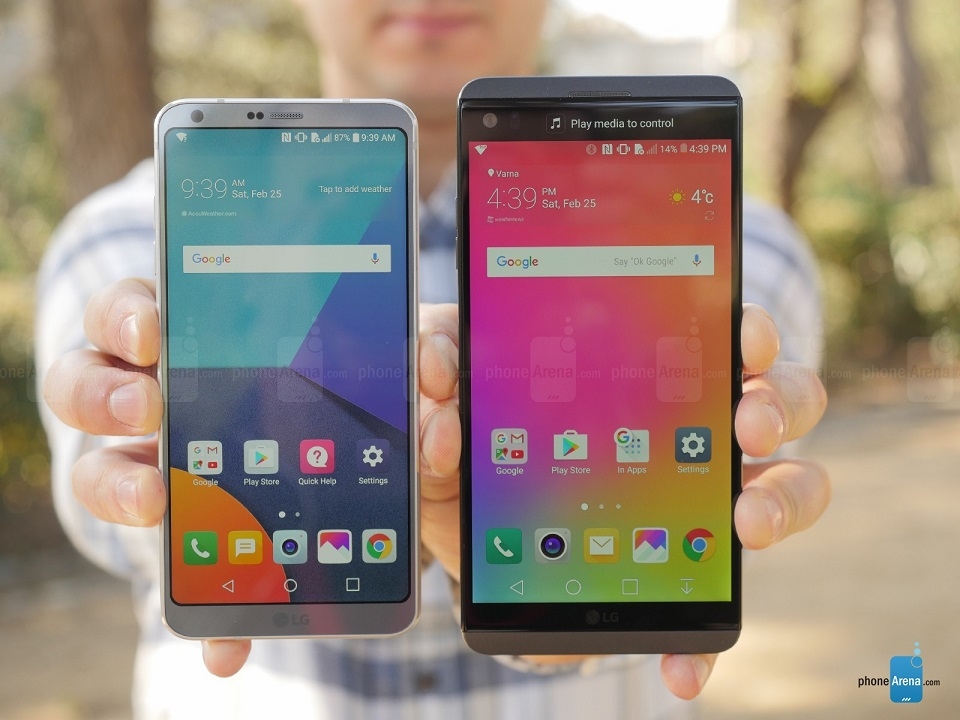 So sánh màn hình V20 và G6 So sánh màn hình V20 và G6