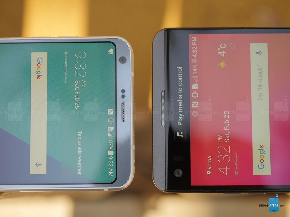 So sánh thiết kế V20 và G6 So sánh thiết kế V20 và G6