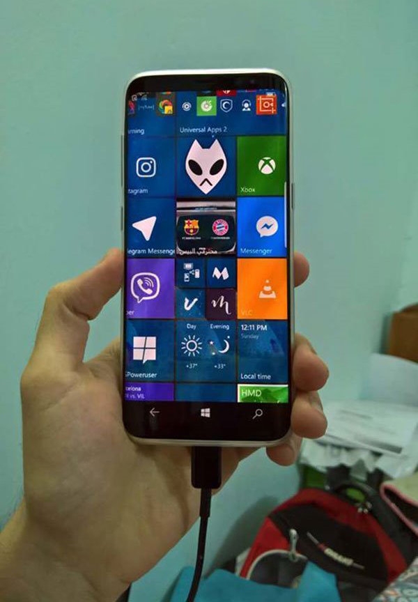 Galaxy S8 chạy Windows 10 Mobile Galaxy S8 chạy Windows 10 Mobile