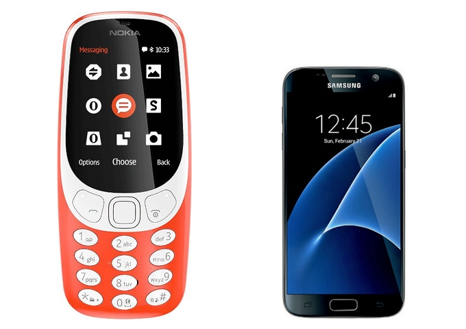 So sánh chất lượng camera Galaxy S7 và Nokia 3310 (2017)