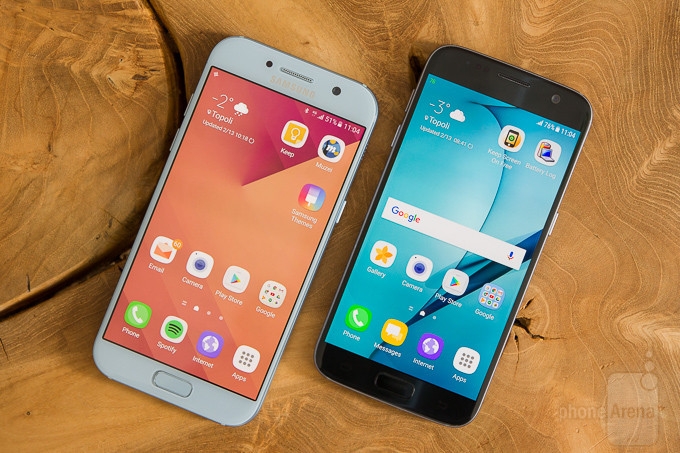 So sánh Galaxy A5 (2017) và Galaxy S7