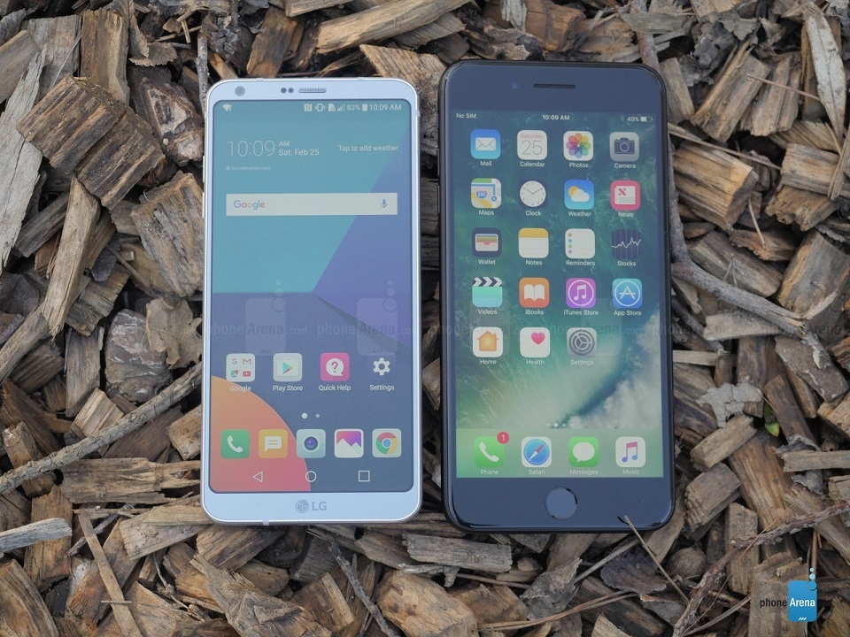 So sánh iPhone 7 Plus và LG G6